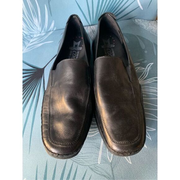MEPHISTO Cool Air black leather loafers SHOES men’s 12